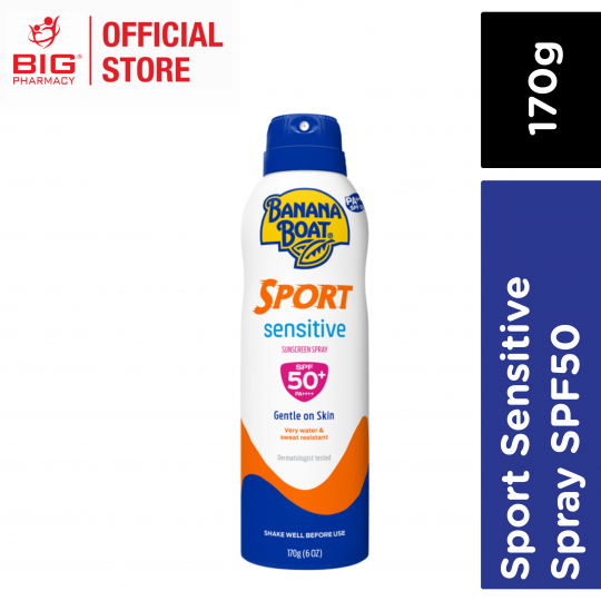 Banana Boat Simply Protect Sport Sensitive Spray Spf50 170g