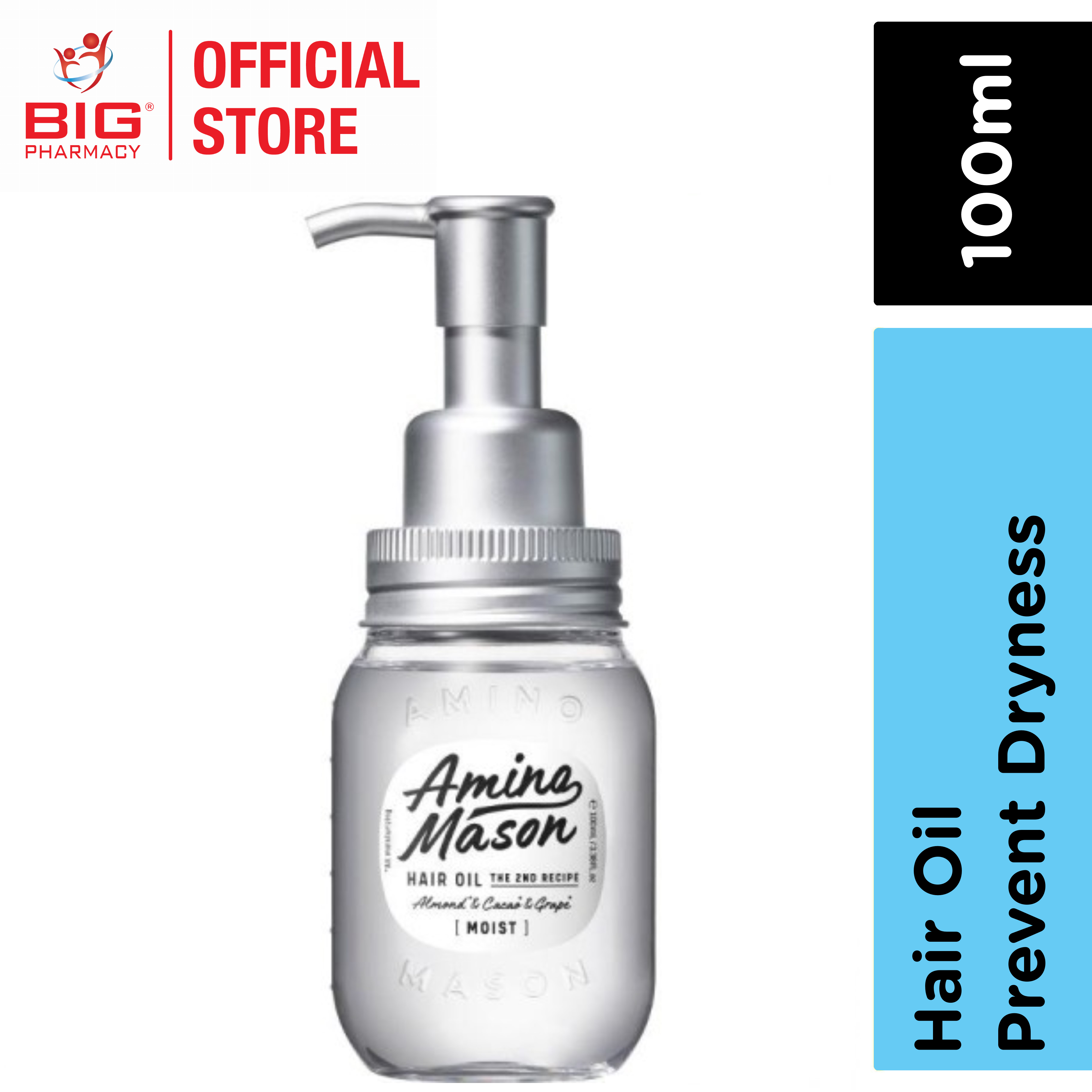Big Pharmacy | Malaysia Trusted Healthcare Store | Malaysia Birthday  Special Amino Mason Moist Hair Oil 100ml