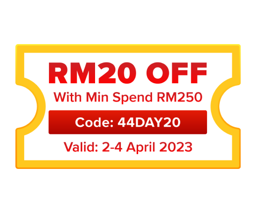 RM20 Off with min spend RM250