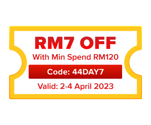 RM7 Off with min spend RM120