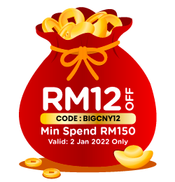 RM12 OFF Min Spend RM150